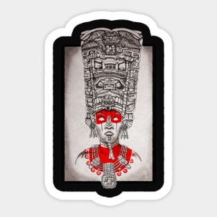 Mayan Priest Sticker